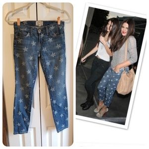 Current/Elliot The Stiletto white star jean